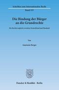 Berger |  Die Bindung der Bürger an die Grundrechte | Buch |  Sack Fachmedien