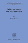 Krause |  Weiterentwicklung des Tariftreuerechts | Buch |  Sack Fachmedien