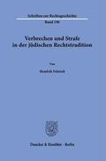 Pekárek |  Verbrechen und Strafe in der jüdischen Rechtstradition. | Buch |  Sack Fachmedien