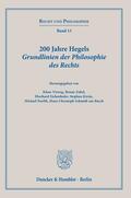 Eichenhofer / Schmidt am Busch / Vieweg |  200 Jahre Hegels Grundlinien der Philosophie des Rechts. | Buch |  Sack Fachmedien