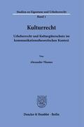 Thamer |  Kulturrecht | Buch |  Sack Fachmedien