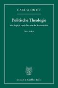Schmitt |  Politische Theologie. | eBook | Sack Fachmedien