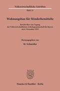 Schneider |  Wohnungsbau für Minderbemittelte. | eBook | Sack Fachmedien