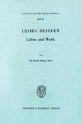 Kern |  Georg Beseler. | eBook | Sack Fachmedien