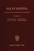 Kaluza / Paarhammer / Klecatsky |  Pax et Iustitia. | eBook | Sack Fachmedien