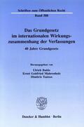 Battis / Tsatsos / Mahrenholz |  Das Grundgesetz im internationalen Wirkungszusammenhang der Verfassungen. | eBook | Sack Fachmedien