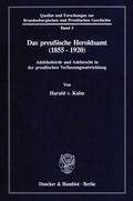 Kalm |  Das preußische Heroldsamt (1855 - 1920). | eBook | Sack Fachmedien