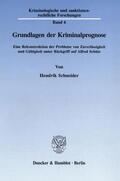 Schneider |  Grundlagen der Kriminalprognose. | eBook | Sack Fachmedien