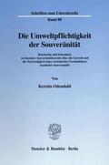 Odendahl |  Die Umweltpflichtigkeit der Souveränität. | eBook | Sack Fachmedien