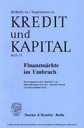 Francke / Kotz / Ketzel |  Finanzmärkte im Umbruch | eBook | Sack Fachmedien