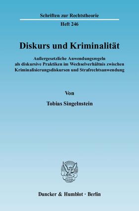 Singelnstein | Diskurs und Kriminalität | E-Book | sack.de