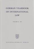 Giegerich / Matz-Lück / Odendahl |  German Yearbook of International Law / Jahrbuch für Internationales Recht | eBook | Sack Fachmedien