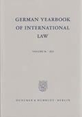Odendahl / Matz-Lück / Arnauld |  German Yearbook of International Law / Jahrbuch für Internationales Recht | eBook | Sack Fachmedien