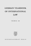 Arnauld / Odendahl |  German Yearbook of International Law / Jahrbuch für Internationales Recht. | eBook | Sack Fachmedien