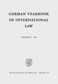 Arnauld / Decken |  German Yearbook of International Law / Jahrbuch für Internationales Recht | eBook | Sack Fachmedien