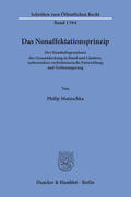 Matuschka |  Das Nonaffektationsprinzip | eBook | Sack Fachmedien
