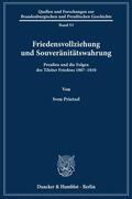 Prietzel |  Friedensvollziehung und Souveränitätswahrung. | eBook | Sack Fachmedien