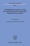 Ziekow / Gyulai-Schmidt |  Nachhaltigkeitsstrategien im Zuge der Modernisierung der europäischen Vergaberechtsvorschriften. | eBook | Sack Fachmedien