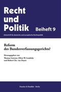 Ooyen / Gawron / Lembcke |  Reform des Bundesverfassungsgerichts? | eBook | Sack Fachmedien