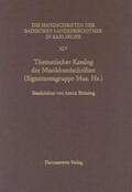 Brinzing |  Thematischer Katalog der Musikhandschriften der Signaturengruppe Mus. Hs. | Buch |  Sack Fachmedien