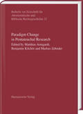Armgardt / Kilchör / Zehnder |  Paradigm Change in Pentateuchal Research | Buch |  Sack Fachmedien