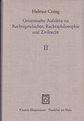 Coing / Simon |  Gesammelte Aufsätze zu Rechtsgeschichte, Rechtsphilosophie und Zivilrecht 1947-1975 | Buch |  Sack Fachmedien