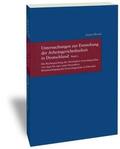 Brand |  Untersuchungen zur Entstehung der Arbeitsgerichstbarkeit in Deutschland 03 | Buch |  Sack Fachmedien