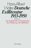 Walter |  Walter, H: Dt. Exilliteratur 1/1 | Buch |  Sack Fachmedien