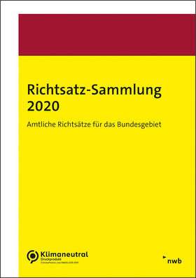Richtsatz-Sammlung 2020 | Buch | sack.de