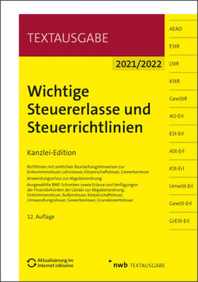 Gellings | Wichtige Steuererlasse und Steuerrichtlinien | Buch | sack.de