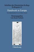 Schulz |  Handwerk in Europa | Buch |  Sack Fachmedien