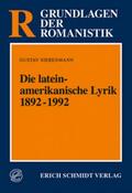 Siebenmann |  Die lateinamerikanische Lyrik 1892-1992 | Buch |  Sack Fachmedien