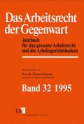 Dieterich |  Das Arbeitsrecht der Gegenwart Band 32 - Dokumentation für das Jahr 1994 | Buch |  Sack Fachmedien