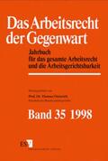 Dieterich |  Das Arbeitsrecht der Gegenwart 35 | Buch |  Sack Fachmedien