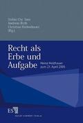 Saar / Roth / Hattenhauer |  Recht als Erbe und Aufgabe | Buch |  Sack Fachmedien