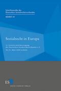Eichenhofer |  Sozialrecht in Europa | Buch |  Sack Fachmedien