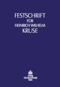 Drenseck / Seer |  Festschrift für Heinrich Wilhelm Kruse zum 70. Geburtstag | Buch |  Sack Fachmedien