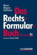 Wurm / Wagner / Zartmann |  Das Rechtsformularbuch | Buch |  Sack Fachmedien