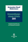 Schwahn / Schneider / Ruoff |  Umwandlungssteuer-Erlass 2011 | Buch |  Sack Fachmedien