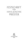 Hommelhoff / Rawert / Schmidt |  Festschrift für Hans-Joachim Priester | eBook | Sack Fachmedien