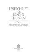 Schneider |  Festschrift für Benno Heussen | eBook | Sack Fachmedien