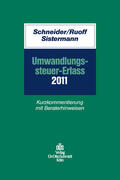 Schneider / Ruoff / Sistermann |  Umwandlungssteuer-Erlass 2011 | eBook | Sack Fachmedien