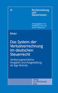 Röder |  Das System der Verlustverrechnung im deutschen Steuerrecht | eBook | Sack Fachmedien