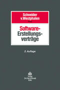Schneider / Westphalen |  Software-Erstellungsverträge | Buch |  Sack Fachmedien