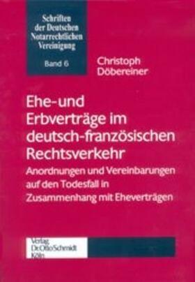 Döbereiner | Döbereiner, C: Ehe-/Erbverträge | Buch | sack.de