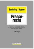 Soehring / Hoene |  Presserecht | Buch |  Sack Fachmedien