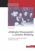 Botsch |  "Politische Wissenschaft" im Zweiten Weltkrieg | Buch |  Sack Fachmedien