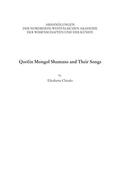 Chiodo |  Qorcin Mongol Shamans and Their Songs | Buch |  Sack Fachmedien