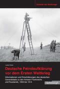 Grawe |  Deutsche Feindaufklärung vor dem Ersten Weltkrieg | Buch |  Sack Fachmedien