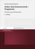 Ruschenbusch (†) / Bringmann |  Solon: Das Gesetzeswerk - Fragmente | Buch |  Sack Fachmedien